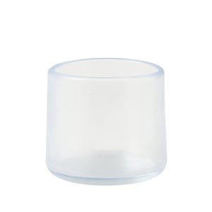 Lot de 4 embouts en pvc STANDERS transparent diam. 25 mm