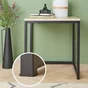 Lot de 4 embouts plastique STANDERS noir 22x22mm