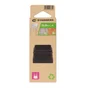 Lot de 4 embouts plastique STANDERS noir 40x40mm