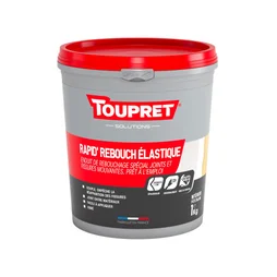 Enduit de rebouchage en pate Elastique TOUPRET 1 kg