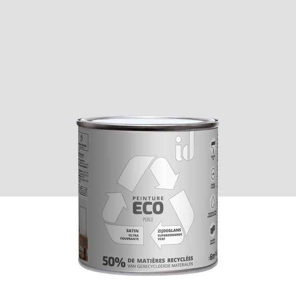 Peinture perle mur / plafond ID Eco satiné 0.5 l