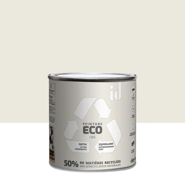 Peinture craie mur / plafond ID Eco satiné 0.5 l