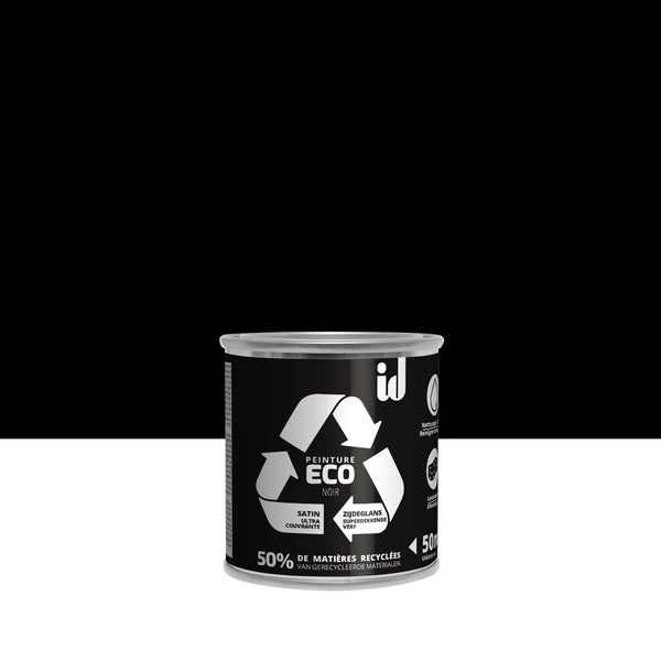 Testeur peinture noir mur / plafond ID satiné 0.05 l