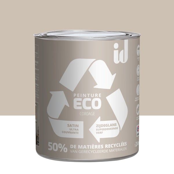 Peinture cordage mur / plafond ID Eco satiné 2 l