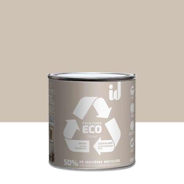 Peinture cordage mur / plafond ID Eco satiné 0.5 l