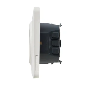 Prise avec terre connectée, LEXMAN Lumia, blanc, compatible ENKI