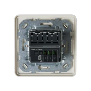 Interrupteur option variateur connecté, LEXMAN Lumia, blanc, compatible ENKI