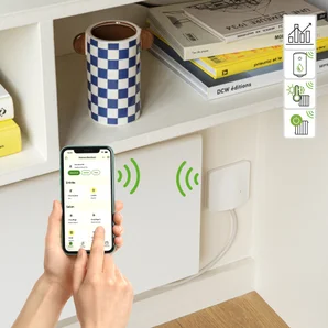 Sortie de câble connectée, LEXMAN Lumia, blanc, compatible ENKI
