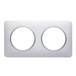 Plaque double Lumia, LEXMAN, silver