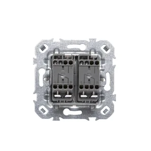 Double interrupteur va-et-vient, LEXMAN Lumia, blanc