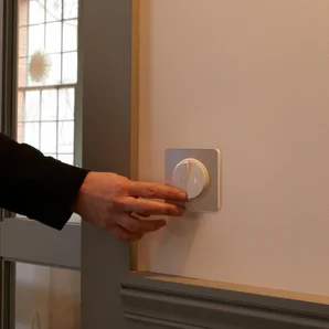 Double interrupteur va-et-vient, LEXMAN Lumia, blanc