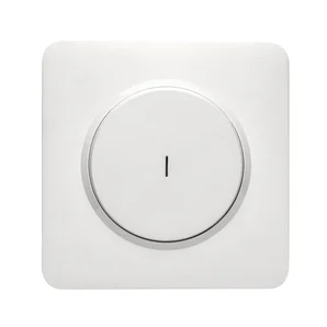 Poussoir à voyant, lumineux complet, LEXMAN Lumia, blanc