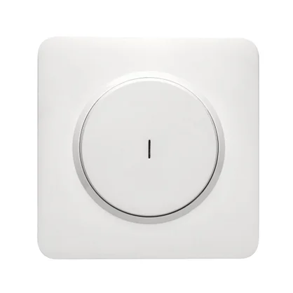 Poussoir à voyant, lumineux complet, LEXMAN Lumia, blanc