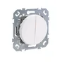 Double poussoir à assembler, LEXMAN Lumia, blanc