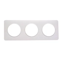 Plaque triple Lumia, LEXMAN, blanc