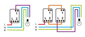Interrupteur va-et-vient, LEXMAN Lumia, blanc