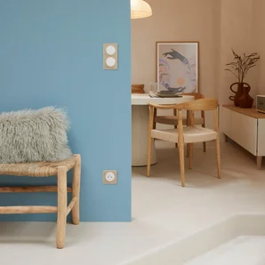Poussoir à voyant, lumineux à assembler, LEXMAN Lumia, blanc