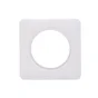 Plaque simple Lumia, LEXMAN, blanc