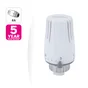 Tete thermostatique droit Femelle M30 x 1.5 laiton blanc EQUATION