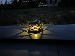 Lampe solaire Milos marron WATT & HOME
