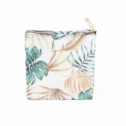 Galette de chaise deperlant imprime 38x38cm pondichery