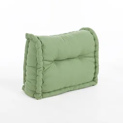 Coussin cale reins h.45x60x22cm vert sauge