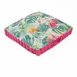 Coussin de sol coton imprime 60x60x12cm esperanzo