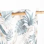 Rideau tamisant coton imprime 140x240cm pondichery