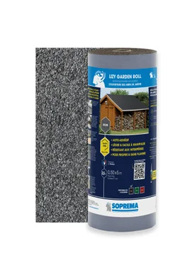 Bardeau rouleau bitume adhesif noir 0.5x5m SOPREMA®