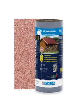 Bardeau rouleau bitume adhesif rouge 0.5x5m SOPREMA®