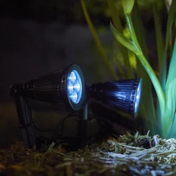 Lot de 2 spots solaire Spiky Away, 200 lumens