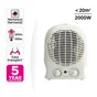 Radiateur soufflant electrique EQUATION Flag 4 2000 W