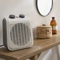 Radiateur soufflant salle de bain mobile électrique EQUATION Five 2000 W