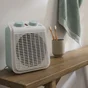 Radiateur soufflant salle de bain mobile électrique EQUATION Five 2000 W
