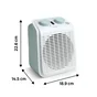 Radiateur soufflant salle de bain mobile électrique EQUATION Five 2000 W
