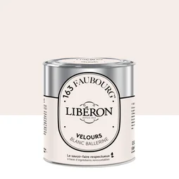 Peinture blanc ballerine multisupport 163 faubourg LIBÉRON velours 0.5 l