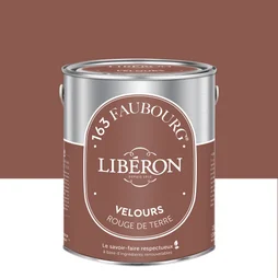 Peinture rouge de terre multisupport 163 faubourg LIBÉRON velours 2.5 l