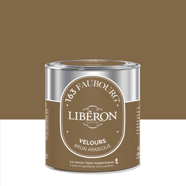 Peinture brun arabique multisupport 163 faubourg LIBÉRON velours 0.5 l