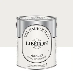 Peinture blanc mousseline multisupport 163 faubourg LIBÉRON velours 2.5 l