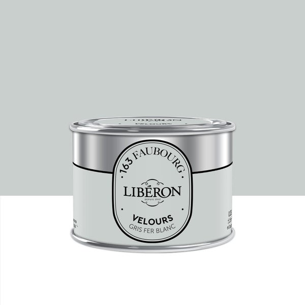 Testeur peinture gris fer blanc velours 163 faubourg LIBÉRON 125 ml