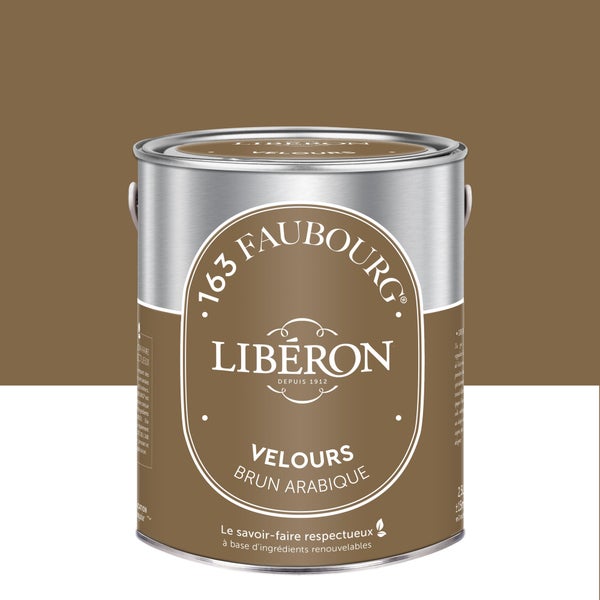 Peinture brun arabique multisupport 163 faubourg LIBÉRON velours 2.5 l