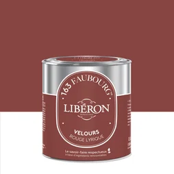 Peinture grège rouge lyrique multisupport 163 faubourg LIBÉRON velours 0.5 l