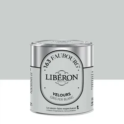 Peinture gris fer blanc multisupport 163 faubourg LIBÉRON velours 0.5 l