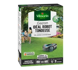 Gazon idéal pour robot tondeuse, VILMORIN, boite de 1 kg 40 m²