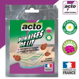 Plaquette pour punaises de lit et acariens, ACTO