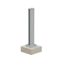 Cache platine pour cloture Klos up! gris zinc