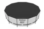 Piscine hors-sol BESTWAY, rond Diam.3.66 x H.1.22m + Robot GUPPY