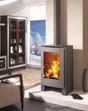Poêle à bûche PANADERO Poele a bois nevada ecodesign noir, 8.7 kW