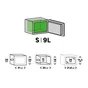 Coffre-fort à code STANDERS Sft-20enl2 H. 20 x l. 31 x P. 20 cm