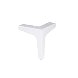 Lot de 2 pieds de meubles métal STANDERS Leo noir mat